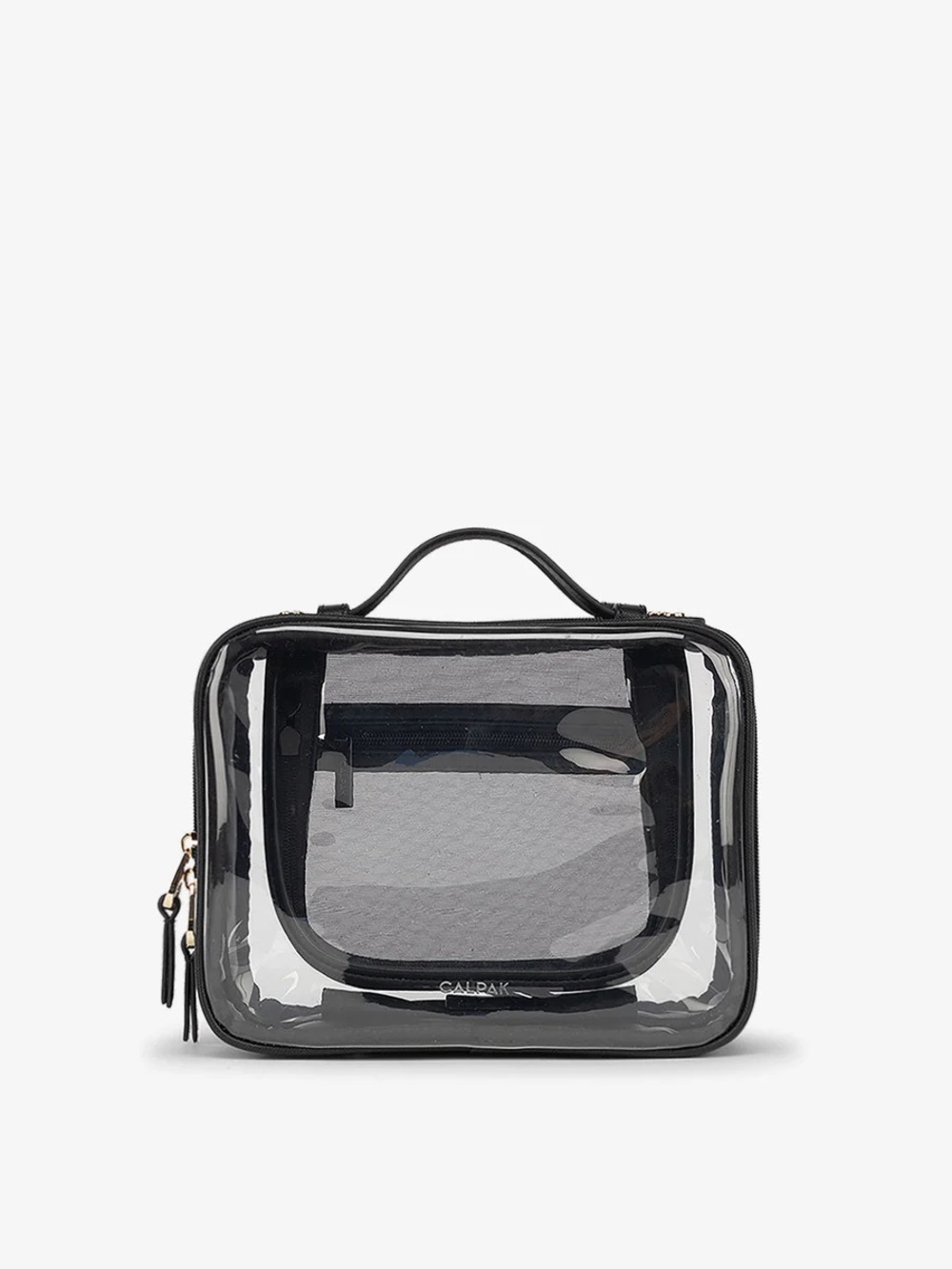 Calpak Medium Clear Cosmetics Case in Black - Picture 5 of 5